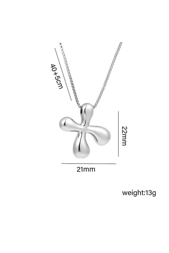 Silver Bubble Letter Pendant Elegant High End 26 English Letters Necklace for Women,Personalized Necklace for Daily Wear