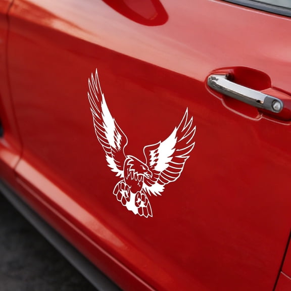 Qiweii Small Eagle Sticker Vinyl Decal for Car and Home Decor