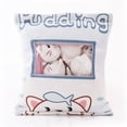 thumbnail image 1 of Qiweii Snack Themed Pillow with 8 Plush Dolls Inside，Creative Stuffed Cushion for Sofa and Bedroom Decor，Home Leisure Accessory, 1 of 4