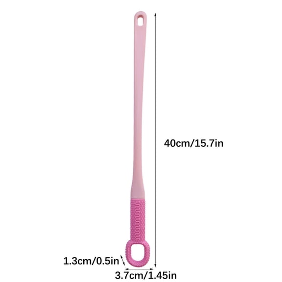 Qiweii Soft Rubber Cleaner Dead Skin and Cuticle Brush Short Hair Version，Gentle Brush for Foot and Hand Care