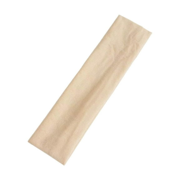 Qiweii Solid Color Sports Yoga Headband, Fashion Basic Hairband, Sweat-Absorbent Workout Headwrap