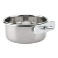 thumbnail image 1 of Qiweii Stainless Steel Parrot Feeding Cup，Durable Food and Water Bowl for Bird Cage and Pet Care Use, 1 of 9