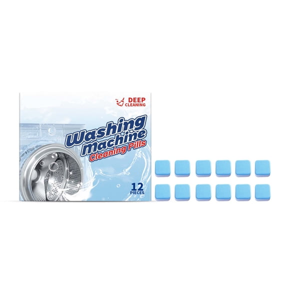 Qiweii Strong Descaler Effervescent Tablets - Powerful Formula to Remove Limescale, Rust & Hard Water Stains from Appliances - For Use in Coffee Makers, Kettles, Washing Machines & Dishwashers