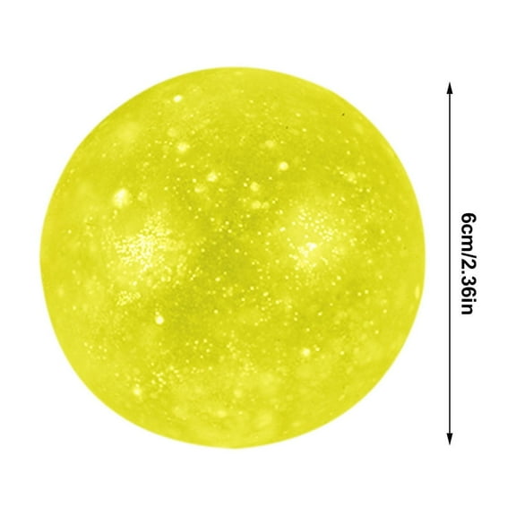 Qiweii Toys for Teen - Slow Rise Glitter Gel Stress Balls for Adults , Malt Sugar Stress Balls Sensory Squeeze Balls