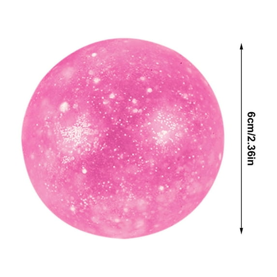 Qiweii Toys for Teen - Slow Rise Glitter Gel Stress Balls for Adults , Malt Sugar Stress Balls Sensory Squeeze Balls