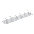 thumbnail image 1 of Qiweii Transparent 6 Hook Adhesive Wall Hanger，Heavy Duty Magic Sticky Hook for Home Kitchen Bathroom and Office Use, 1 of 9