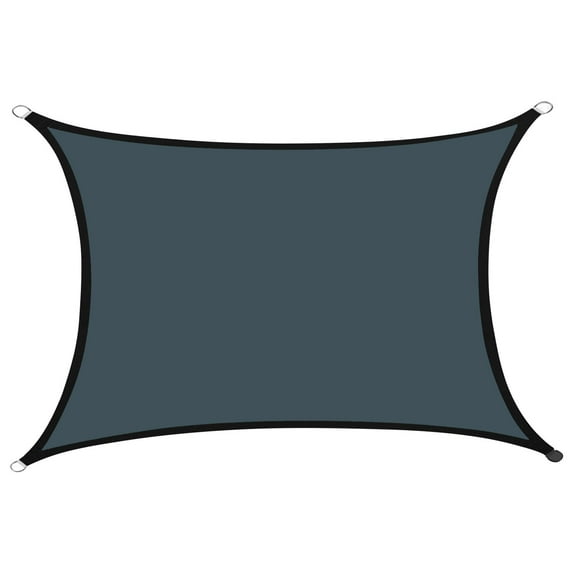 Qiweii Triangular Sun Protection Shade Cloth, Anti-UV Garden Swimming Pool Tarpaulin, Outdoor Shade Solution