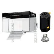 Qiweii Turtle Topper Basking Platform, Acrylic Turtle Ramp, Transparent Aquatic Reptile Ramp Dock, Land Elevated Topper Decor, Slider Hanging Habitat Enclosure Cage