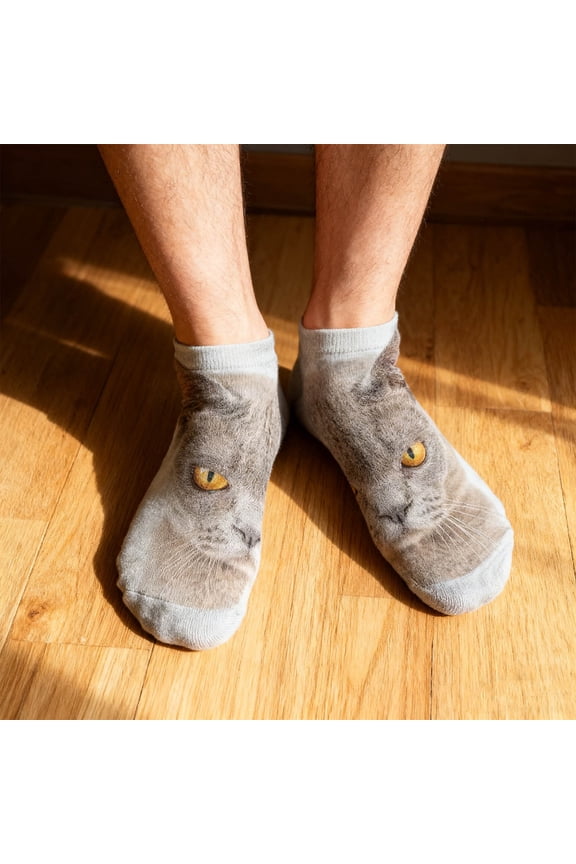 Unisex Mid-Calf Socks with Printed Patterns, Soft and Breathable Material, Adorable Design, Suitable for Everyday Use and Gifting