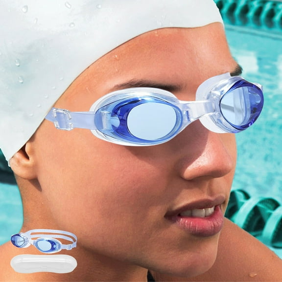 Qiweii Unisex Swimming Goggles Clear Vision Comfortable for Pool Diving Water Sports