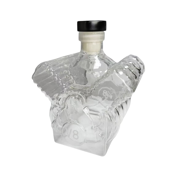 Qiweii V8 Engine Style Flask,Creative Flask for Home and Collection