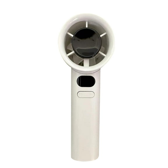 Qiweii Variable Speed Handheld Turbo Fan White Color，High Airflow Quiet Cooling Fan for Home Office and Travel