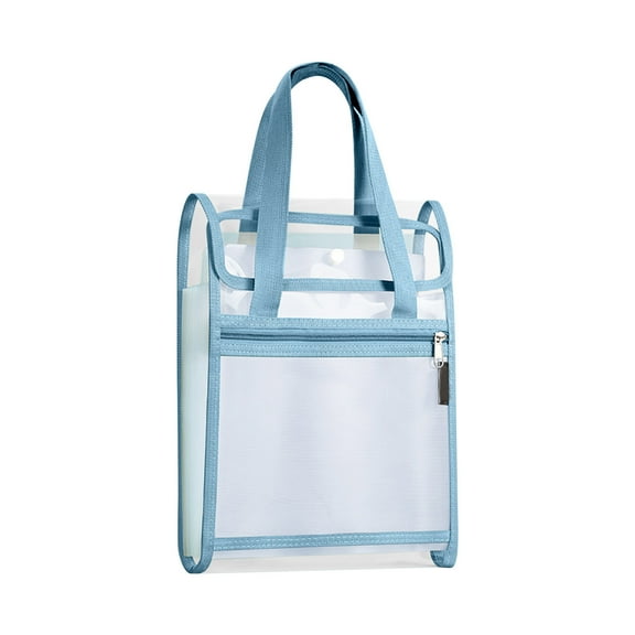 Qiweii Vertical Paper Storage Organizer Bag, Portable Document File Holder, Home Office Desk Organizer