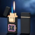 thumbnail image 1 of Qiweii Voice Activated Dual Flame Lighter，Windproof Electronic Ignition Tool for Daily and Outdoor Use, 1 of 4