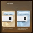 thumbnail image 1 of Qiweii Wall Mounted Heater Heating Fan with English Remote Control for Home Office Winter Warmth, 1 of 9