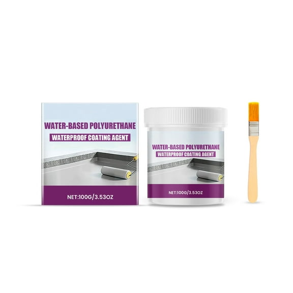Qiweii Water Based Polyurethane Waterproof Coatingļ¼Eco Friendly Sealant for Roof Basement and Bathroom Leak Prevention