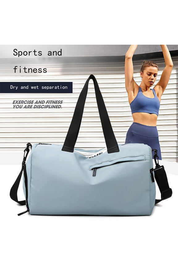 Waterproof Gym Bag with Wet Dry Separation Oxford Yoga and Travel Luggage Bag