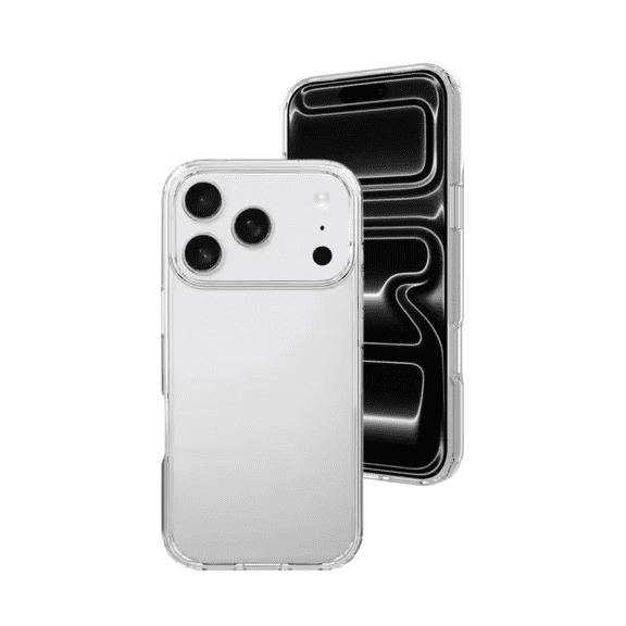 Qixxronics Transparent Case for iPhone 17 Pro Shockproof Clear Phone Case Transparent