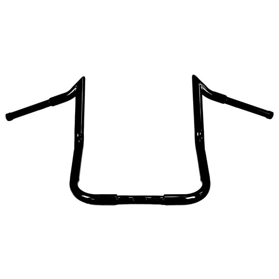 Qiyester 16inch Ape Hanger Meathook Handlebars Monkey Bar for Harley(no Heated Grip Wire)