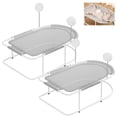 thumbnail image 1 of Qiyester 2 Set Cat Bed Portable Iron Frame Free-Standing Pet Hammock with 2 Balls and Removable Washable Mesh  (Grey), 1 of 10