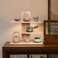 thumbnail image 1 of Qiyester Wooden Display Stand 3 Tier Table Display Shelf Spice Rack Organizer for Home Office Dorm (Model 1), 1 of 10