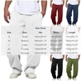 thumbnail image 1 of Qiyinn Man Fashion Casual Comfy Solid Color Loose Summer Drawstring Pockets Pants, 1 of 5