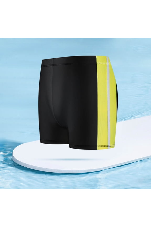 Men's Athletic Swim Jammers, Quick Dry Competitive Racing Swimsuit, UPF 50+ Compression Training Swimming Shorts