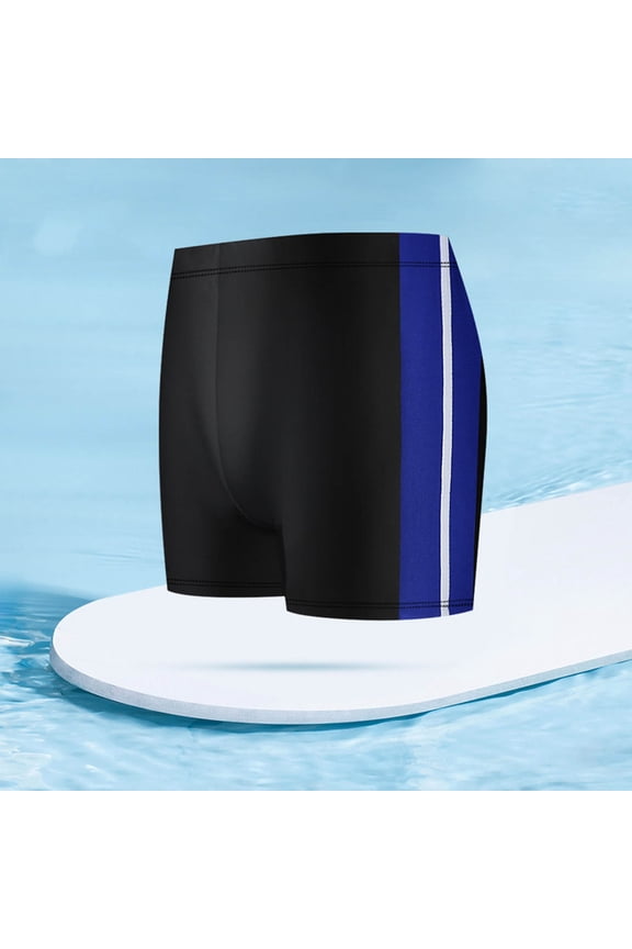 Men's Athletic Swim Jammers, Quick Dry Competitive Racing Swimsuit, UPF 50+ Compression Training Swimming Shorts