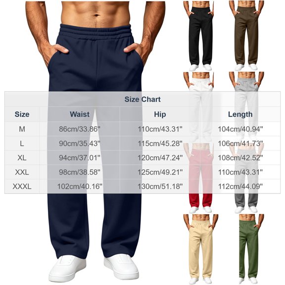 Qiyinn Men's Cargo Pants | Multi-Pocket Straight Leg Trousers for Outdoor Work, Hiking, Casual Daily Wear