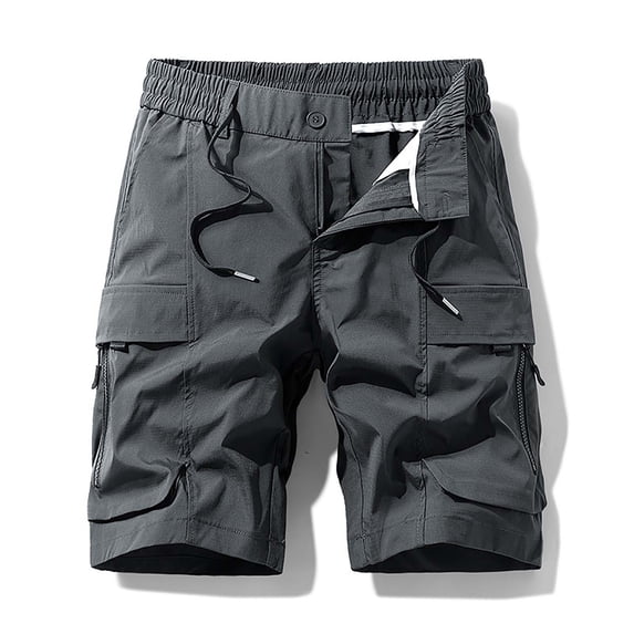 Qiyinn Men's Cargo Work Hiking Shorts Lightweight Quick Dry Waterproof Outdoor Golf Shorts for Men Fishing Travel Camping