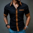 thumbnail image 1 of Qiyinn Men's Short Sleeve Dress Shirts Button Down Formal Business Casual Shirt Regular Summer Work Wedding Party, 1 of 9