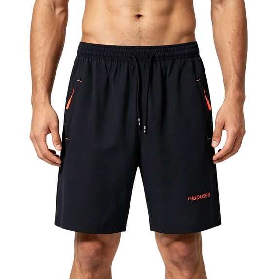 Qiyinn Men's Workout Gym Shorts Quick Dry Lightweight Summer Casual Athletic Hiking Shorts for Men with Pockets