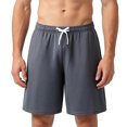 thumbnail image 1 of Qiyinn Mens Lounge Sweat Shorts, Casual Elastic Waist Gym Workout Shorts with Drawstring, 1 of 4