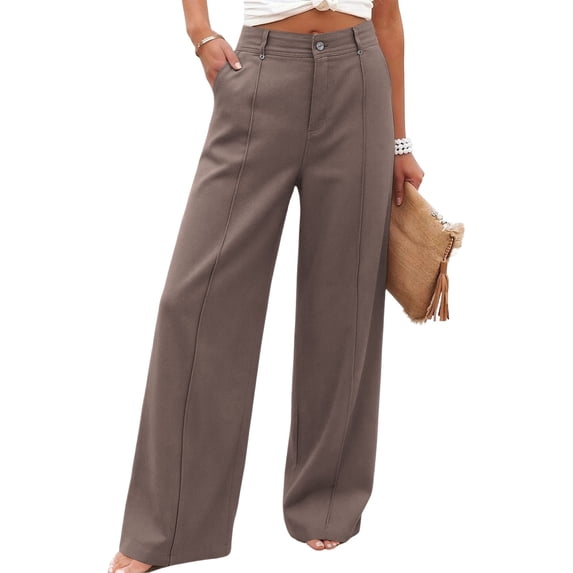 Qiyinn Women Barrel Jeans for Trendy High Waisted Wide Leg Baggy Cropped Relax Fit Stretch Denim Trouser Ankle Pants