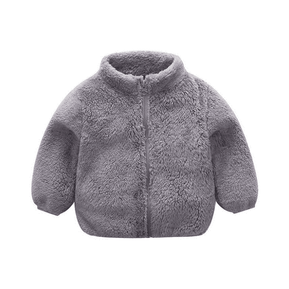 Qiylii Baby Girls Boys Winter Fleece Coat Toddler Kids Faux Fur Jacket Warm Hooded Outwear Cardigan with Ears Fall Winter Outfits