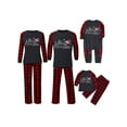 thumbnail image 1 of Qiylii Christmas Matching Pajama Set Letter Printed Sleepwear Homewear Sets, 1 of 8