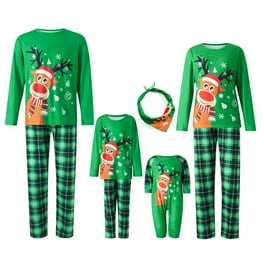 JBEELATE Family Matching Christmas Pajamas for Adults Teens and Baby Holiday Parent Child Outfits Sleepwear Homewear