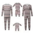 thumbnail image 1 of Qiylii Family Matching Christmas Sleepwear Set, Cute Cartoon Elk Print Costume, 1 of 9