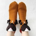 thumbnail image 1 of Qiylii Funny Novelty Animal Christmas Socks,Crocodile Chameleon Animal Whimsical Floor Sock,Winter Thick 3D Novel Knit Socks, 1 of 1