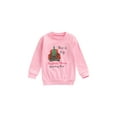 thumbnail image 1 of Qiylii Kids Unisex Christmas Sweatshirt Car and Letter Long Sleeve O-Neck Tops, 1 of 8