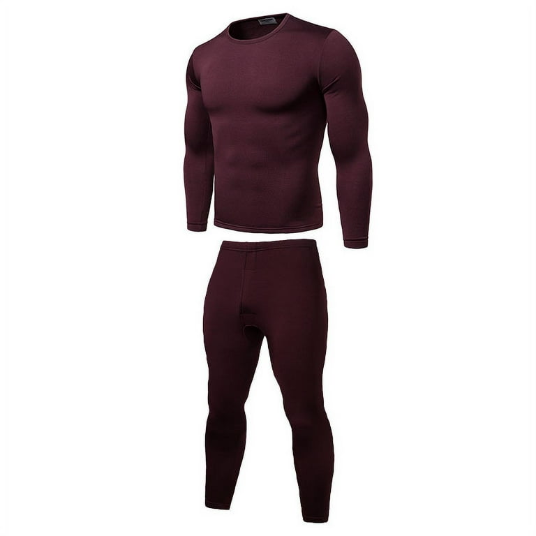 Men?s Thermal Underwear, Compression Winter Base Layer Warm Gear Sport Set