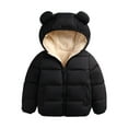 thumbnail image 1 of Qiylii Winter Coats for Kids Baby Boys Girls Padded Light Puffer Jacket Outerwear Down Hoods Jacket, 1 of 1