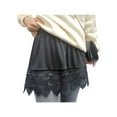 thumbnail image 1 of Qiylii Women Adjustable Layering Fake Top Lower Sweep Shirts Extender Mini Skirt Half-Length Splitting A Version Slips, 1 of 6