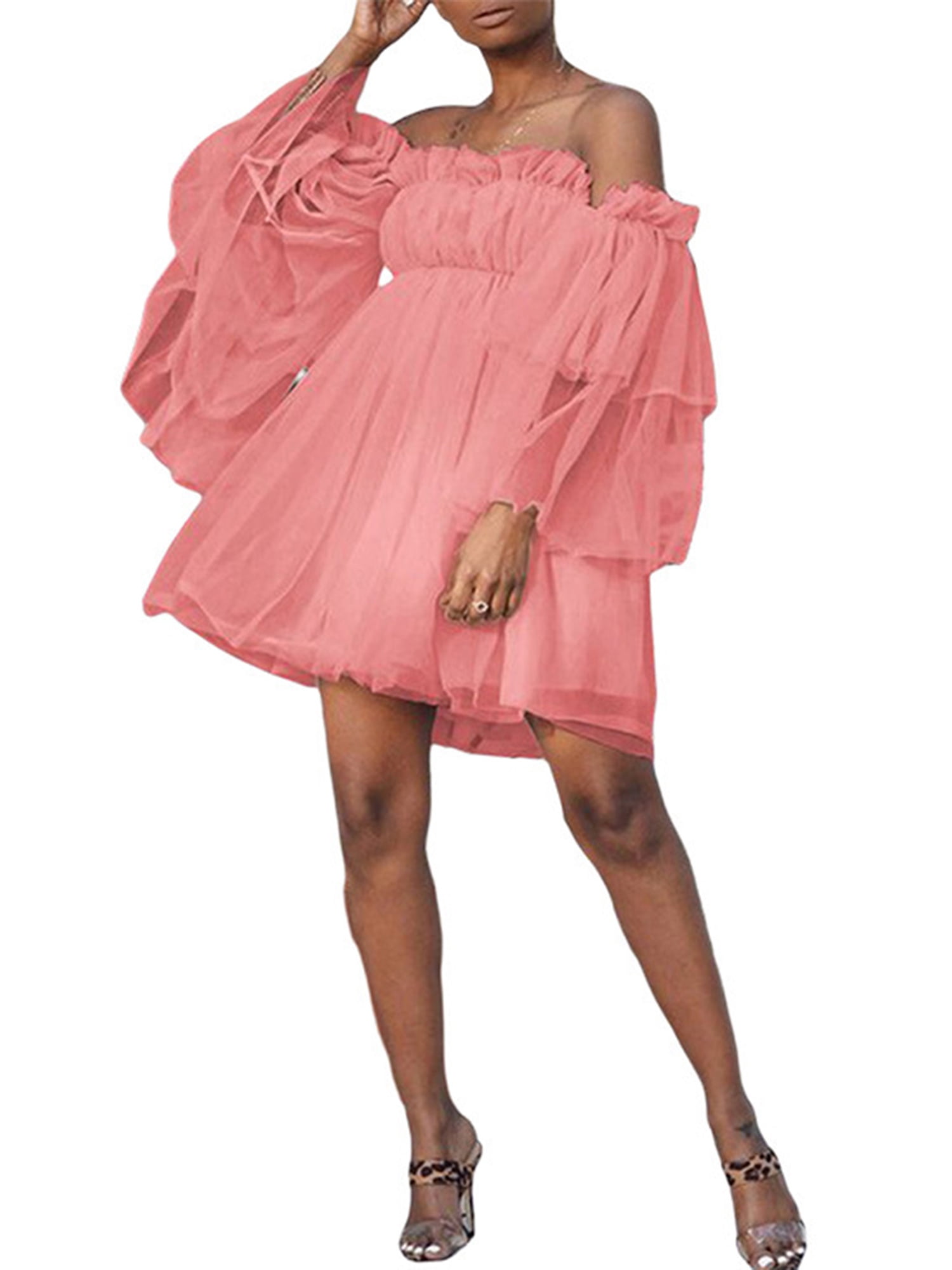 fairy puff sleeve dress Whismical Puff Sleeves Nymph Dress L (Length- 52 inches/ 133 cm) I Retro Fairy main image 0