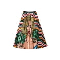 thumbnail image 1 of Qiylii Women Pleated Midi Skirt, Elastic Waist Cartoon Print A-Line Skirt, 1 of 1