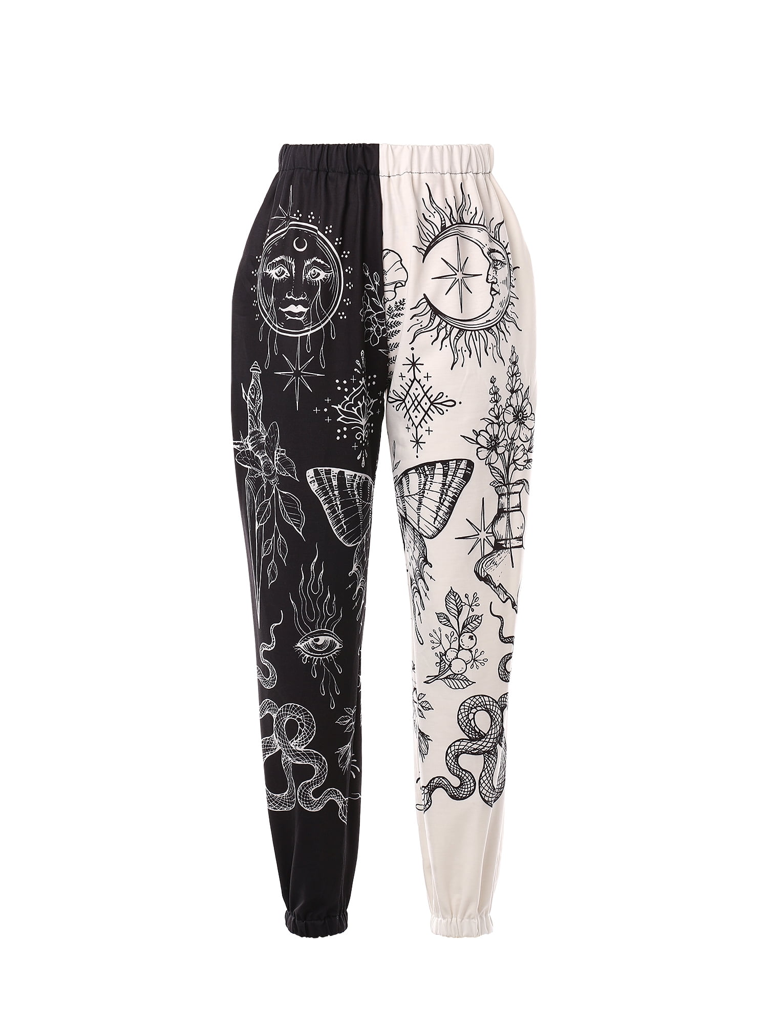 Girls Jessica Smocked Waistband Printed Trousers