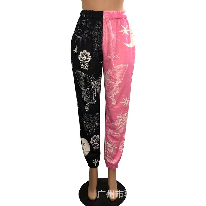 Shopoholic Fashion Women's Harem Pants - High Waist Tie-Up Wrap Palazzo Boho Pants, 100% Cotton, Wide Leg & Pocket
