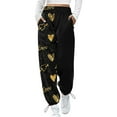 thumbnail image 1 of Qiylii Women's Gradient Casual Sweatpants Unique Print High Waist Fitness Jogging Pants with Pocket, 1 of 9