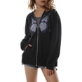 thumbnail image 1 of Qiylii Women's Oversized Sweatshirt Y2K E-Girl Hoodies Pullover for Teen Girls Long Sleeve Jackets Baggy Streetwear, 1 of 4