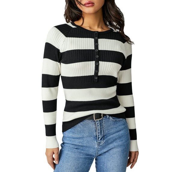 Qiylii Y2K Striped Long Sleeve Slim Tops Color Block Square Collar Tee Aesthetic Harajuku Autumn Winter 90s Shirts Streetwear